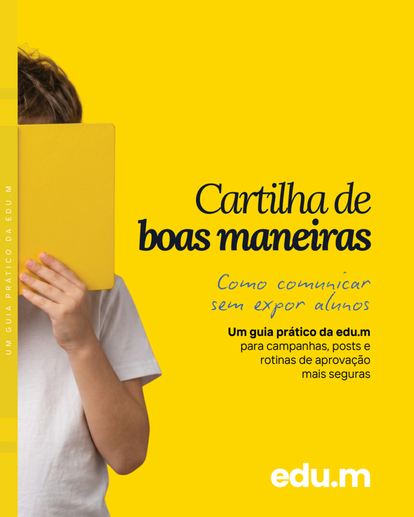 Capa da Cartilha de Boas Maneiras edu.m